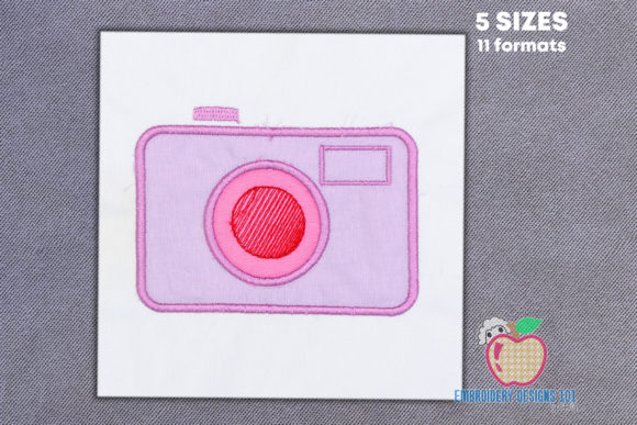 Camera Applique Design Review for Handmade Gifts