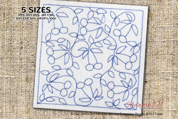 Cherry Pattern Embroidery Review