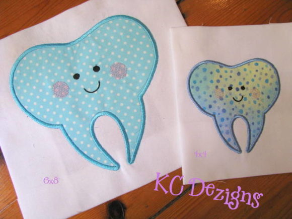 Cute Tooth Applique Review for Personalized Gifts