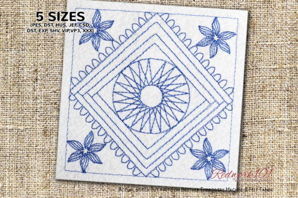 Floral Box Design Lineart Review for Business Use