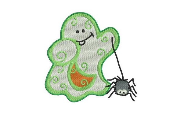 Ghost with Spider Embroidery Review