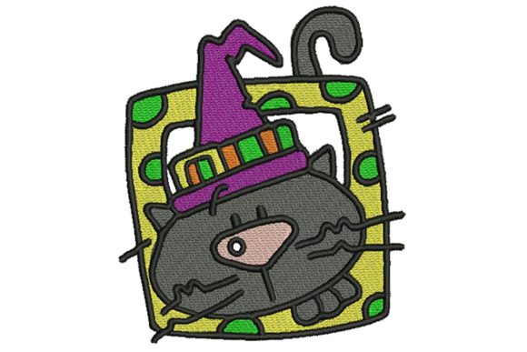 Halloween Block Cat Embroidery Review