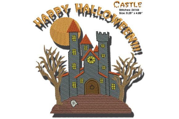 Halloween Castle Embroidery Review