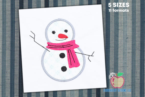 Happy Snowman Applique Review for Seasonal Embroidery