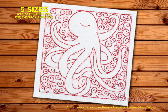 Pattern with Cute Octopus Review