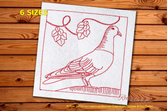 Pigeons and Doves Machine Embroidery Review