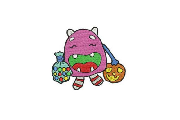 Pink Trick or Treat Embroidery Review