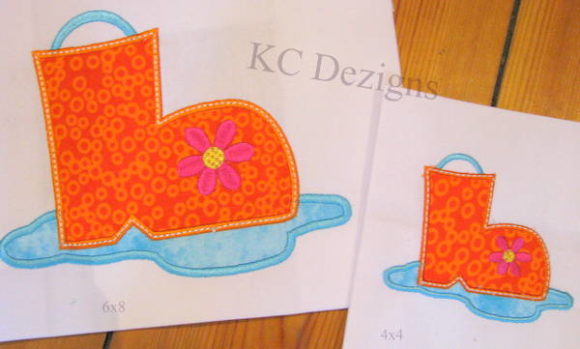 Rainboot Applique Review for Spring Embroidery